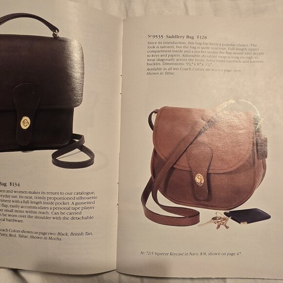 Vintage Coach Catalogs ~ 1987 & 1997 ~ Excellent Condition - Picture 3 of 12